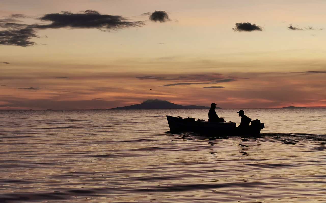 Fishermen in Lake Nicaragua 