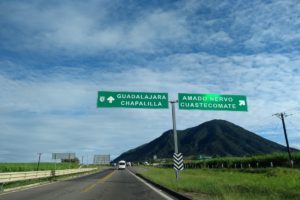 guadalajara road sign