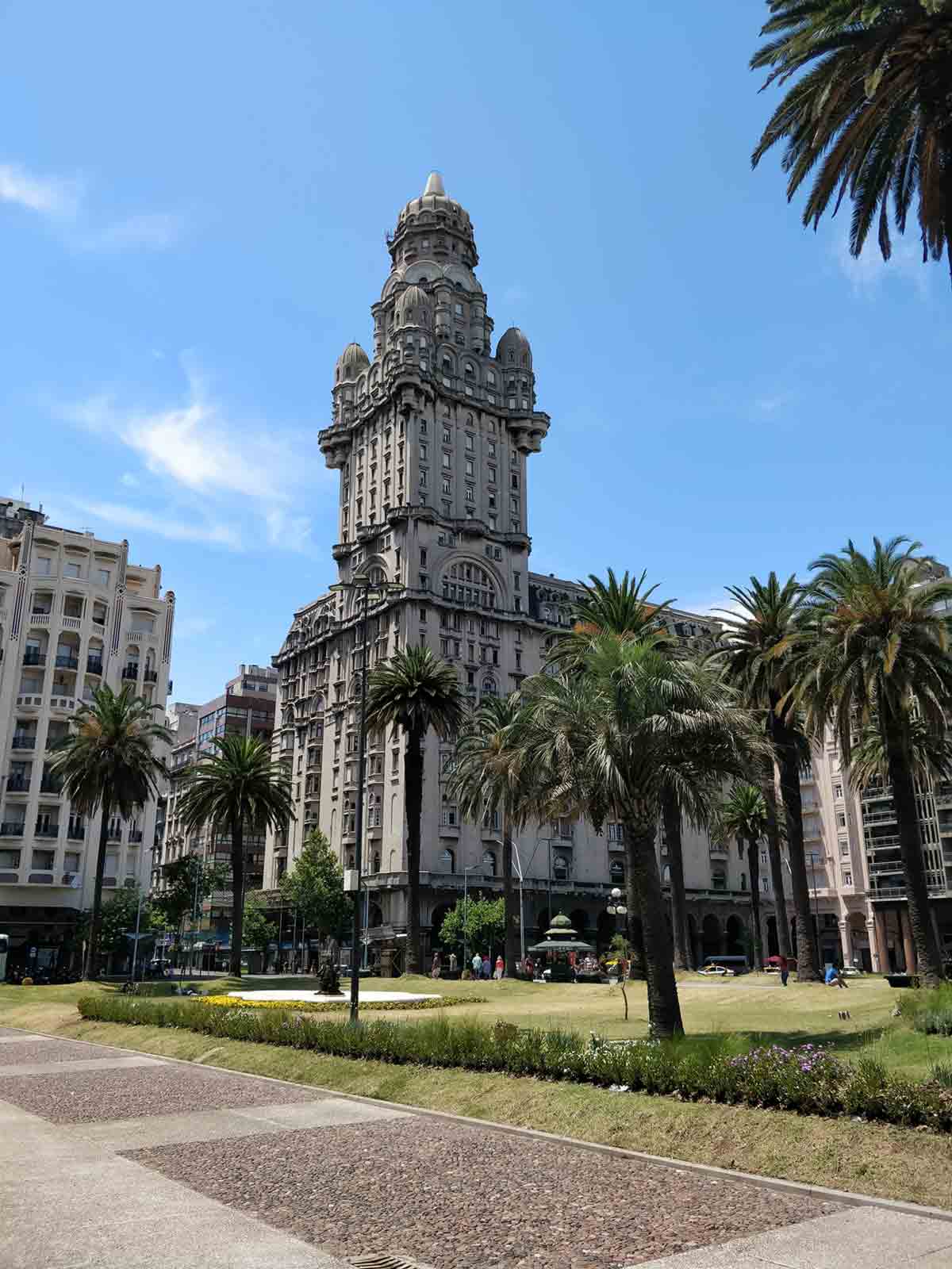 Downtown Montevideo in Uruguay