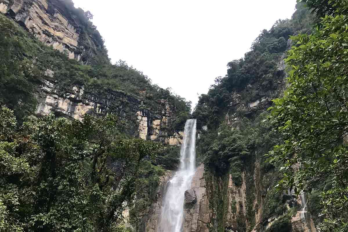 waterfall in peru