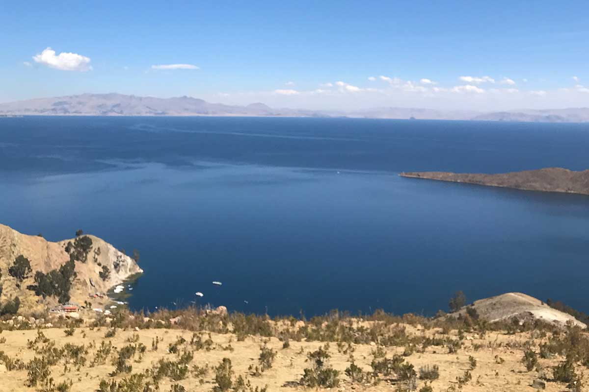backpacking bolivia lake titicaca